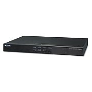 PLANET 16-Port Combo IP KVM Switch: switch-uri pentru tastatură, mouse și monitor (KVM) Raft pentru montat echipamente Negru