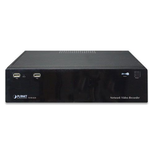 PLANET NVR-820 - Netzwerk-Videorecorder - 8 Kanäle Negru