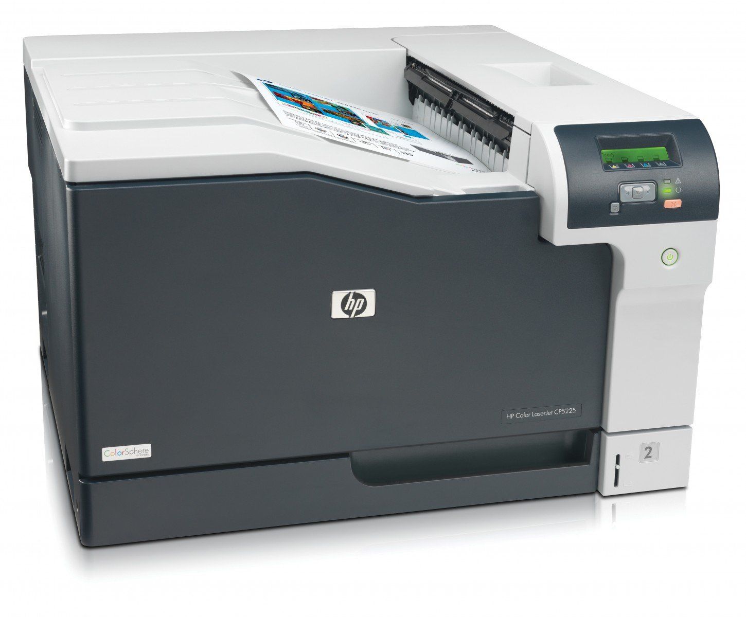Imprimanta laser color HP CP5225, A3, USB 2.0, Wi-Fi, 20 ppm negru, 20 ppm color