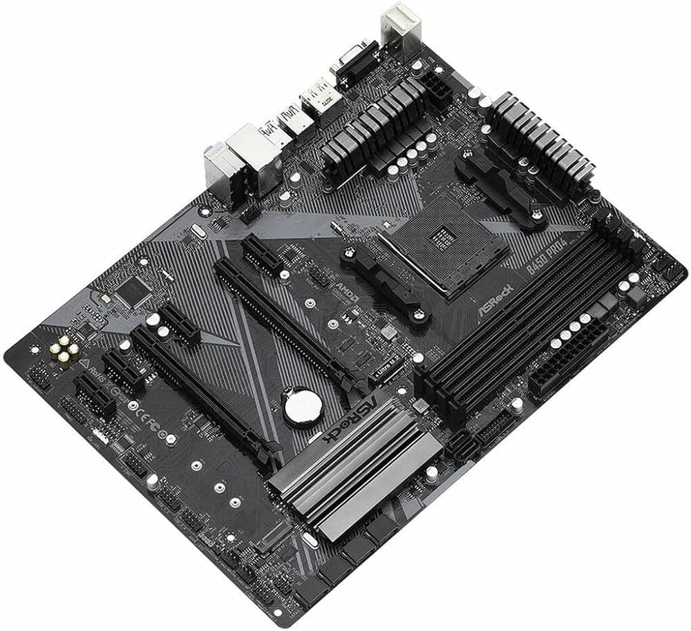 Asrock B450 Pro4 R2.0 AMD B450 Mufă AM4 ATX