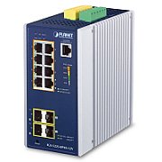 Switch Planet IGS-5225-8P4S-12V, 8 porturi 10/100/1000 Mbps