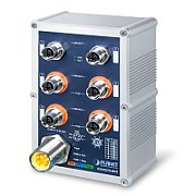 Planet PLANET IP67-rated Industrial L2+ Gestionate L2+ Fără Power over Ethernet (PoE) Suport Albastru, Gri