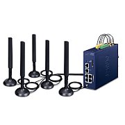 PLANET Industrial 5-Port GE LoRaWAN Gateway LCG-300-EU gateway-uri/controlere