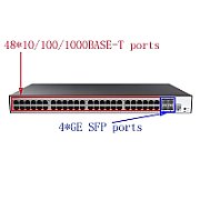 Huawei Switch S5735-L48T4S-A-V2 (48*GE ports, 4*GE SFP ports, AC power) + license L-MLIC-S57L (98012033)
