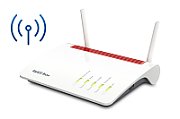 FRITZ!Box Box 6890 LTE router wireless Gigabit Ethernet Bandă dublă (2.4 GHz/ 5 GHz) 4G Roşu, Alb
