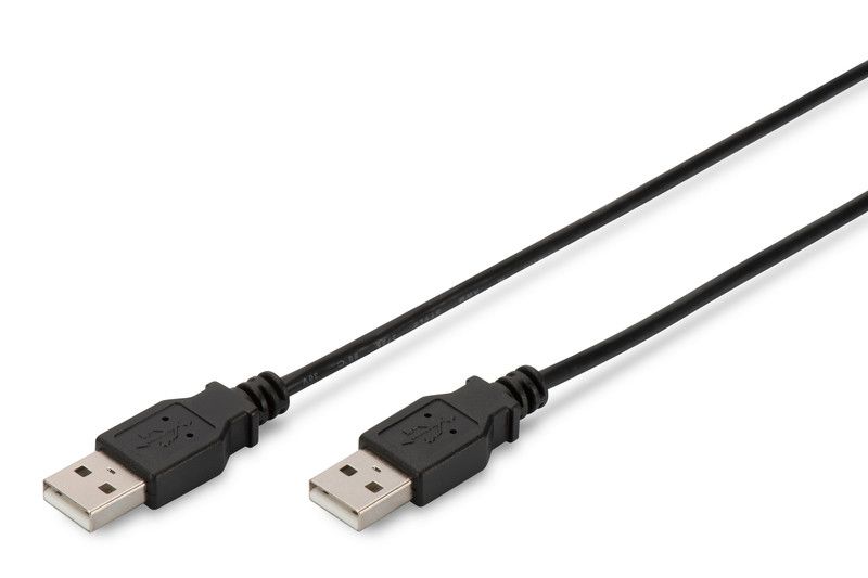 Digitus AK-300101-018-S cabluri USB USB 2.0 1,8 m USB A Negru