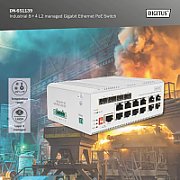 Digitus DN-651139 switch-uri Gestionate L2 Gigabit Ethernet (10/100/1000) Gri