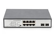 Digitus DN-95140 switch-uri Fara management Gigabit Ethernet (10/100/1000) Power over Ethernet (PoE) Suport Negru, Argint