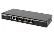 Digitus DN-95340 switch-uri Fara management Gigabit Ethernet (10/100/1000) Power over Ethernet (PoE) Suport Negru