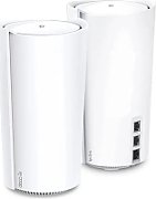 TP-Link Deco XE200(2-pack) Tri-band (2.4 GHz / 5 GHz / 6 GHz) Wi-Fi 6E (802.11ax) Alb 1 Intern