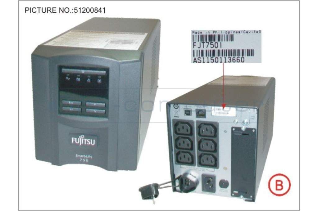 Fujitsu S26361-F4542-L75 surse neîntreruptibile de curent (UPS) Line-Interactive 0,75 kVA 500 W 6 ieșire(i) AC