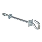 Extralink EX.6457 organizator de cabluri Birou/Perete Cârlig cablu Argint 1 buc.