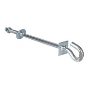 Extralink EX.6457 organizator de cabluri Birou/Perete Cârlig cablu Argint 1 buc.