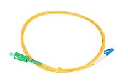 Extralink EX.2756 cablu InfiniBand/fibră optică 1 m SC LC FTTH Galben