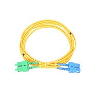 Extralink PATCHCORD SC/UPC-SC/APC SM G.652D DUPLEX 3.0MM 5M PVC - Single- bzw. Monomode-Faser - 5 m cablu InfiniBand/fibră optică FTTH Galben