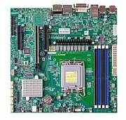 Supermicro MBD-X13SAZ-Q-B Motherboard for Intel Core 12th Gen, Q670E, with SATA, 2x2.5GbE, M.2 Slots - Bulk Packaging