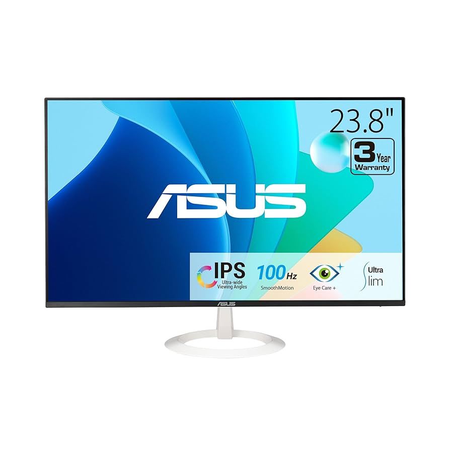 Asus ASUS VZ24EHF-W monitoare LCD 60,5 cm (23.8 ) 1920 x 1080 Pixel Full HD Alb