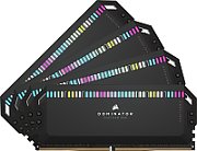 Memorie Corsair Dominator Platinum RGB 64 GB DDR5 6600 MHz CL32, kit 4 x 16 GB, XMP 3.0, Negru, RGB