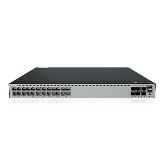 Huawei CloudEngine S5735-S24PN4XE-V2 switch-uri Gestionate L2 Gigabit Ethernet (10/100/1000) Power over Ethernet (PoE) Suport 1U Negru, Argint