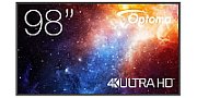 Optoma N3981K Panou informare digital de perete 2,49 m (98 ) LED Wi-Fi 500 cd/m² 4K Ultra HD Negru Android 11 24/7