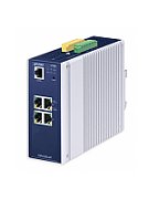 Planet PLANET IP30 DIN-rail Industrial L2+ Gestionate L2+ Gigabit Ethernet (10/100/1000) Aluminiu, Albastru