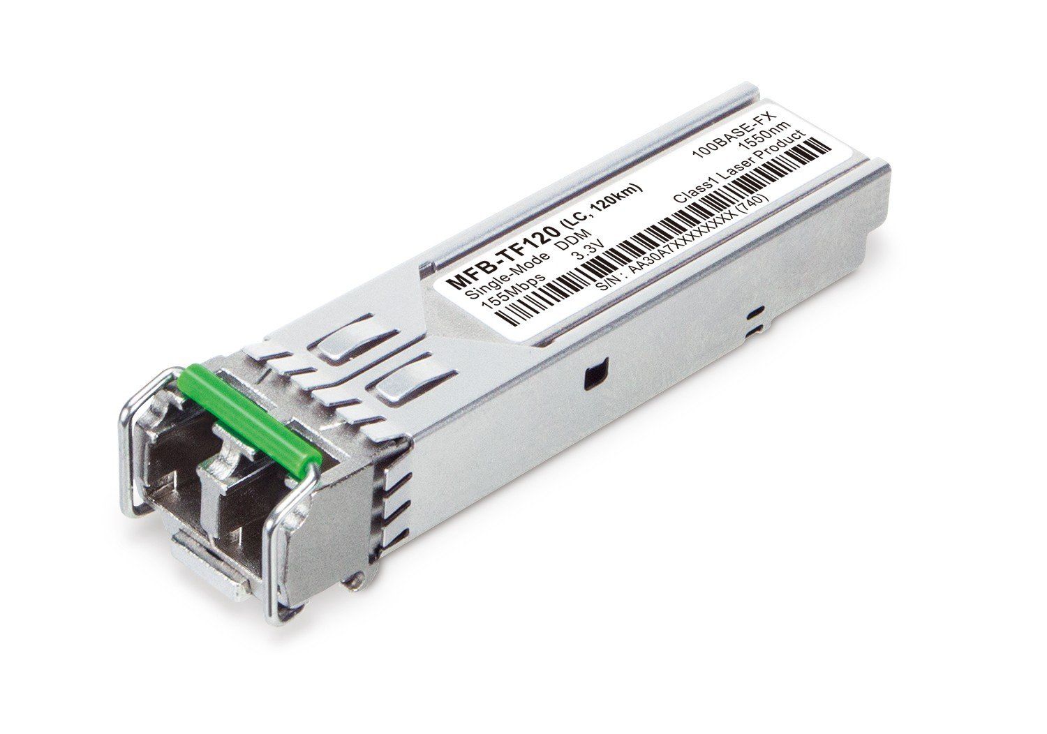 PLANET Single Mode 120KM, 100Mbps module de emisie-recepție pentru rețele Fibră optică 100 Mbit/s LC 1550 nm