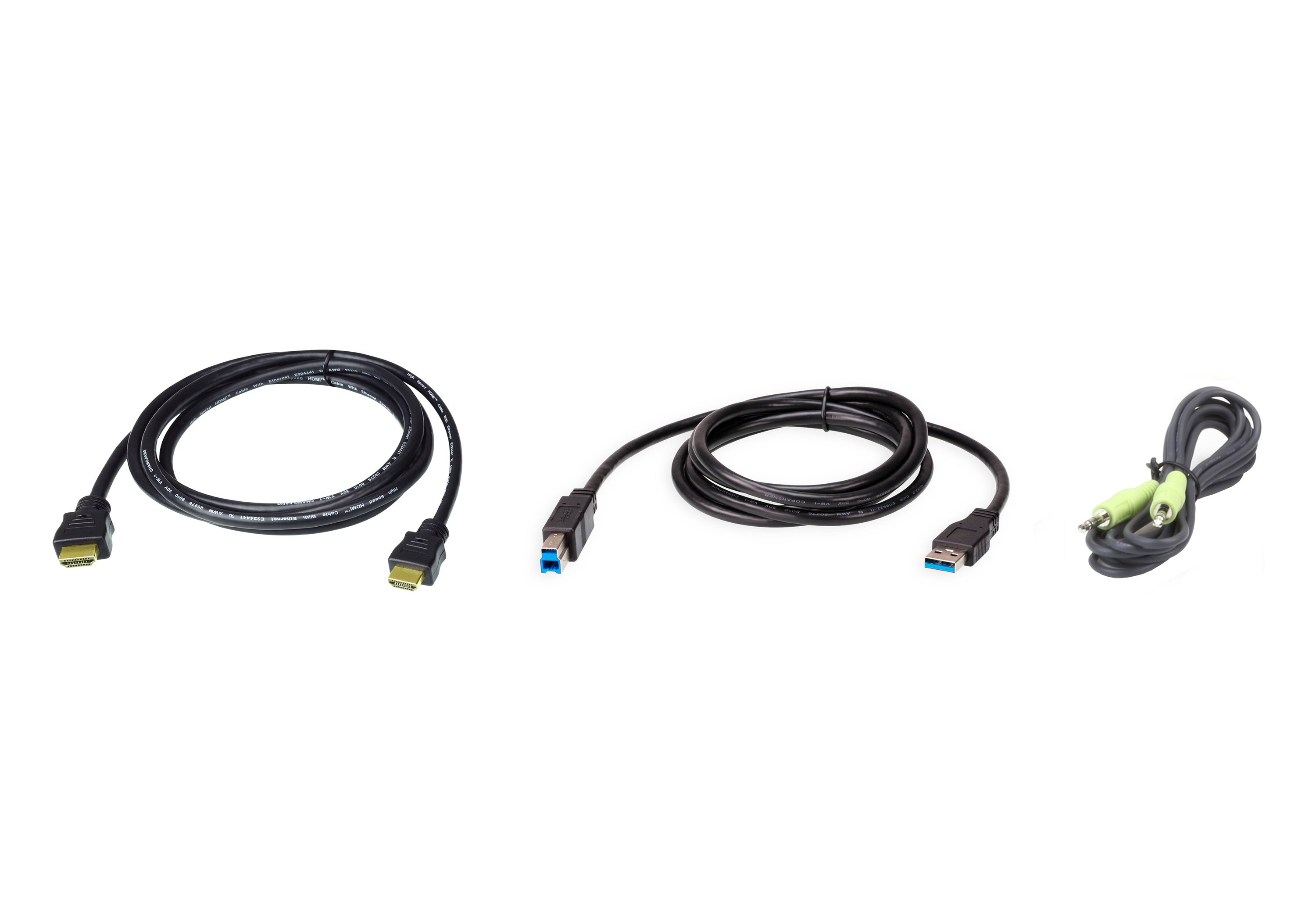 ATEN 2L-7D02UHX3 cabluri KVM Negru 1,8 m