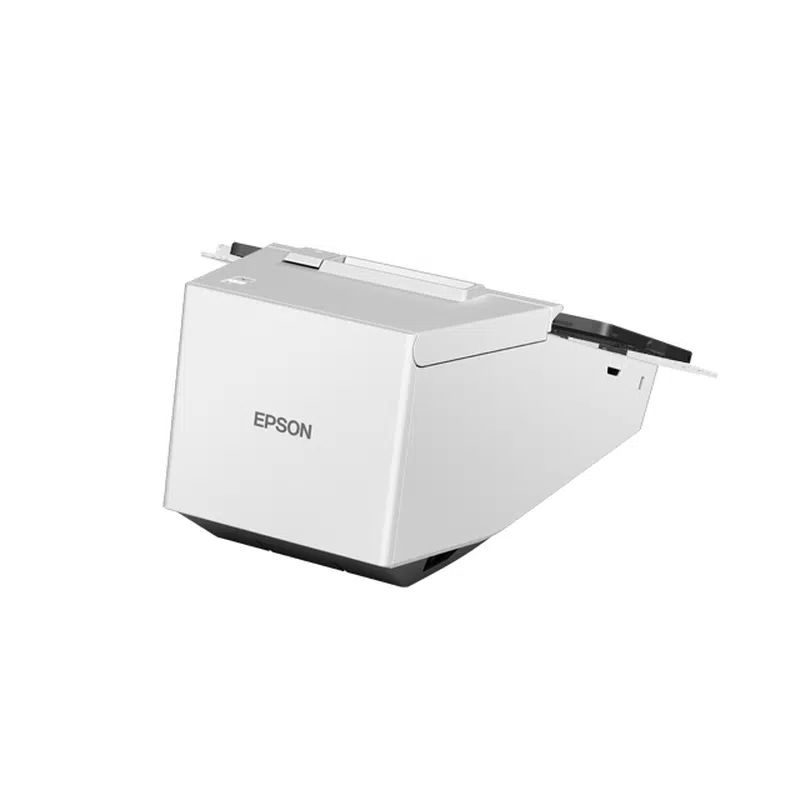 Epson TM-m30II-SL (511) imprimantă de chitanțe POS suport pentru tabletă și imprimantă albă