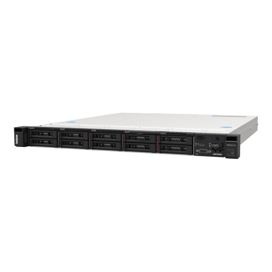 Lenovo ThinkSystem SR250 V3 Xeon E-2436 (6C 2.9GHz 12MB Cache/65W) 1x32GB O/B 2.5  HS (8) 5350-8i Internal HS 800W Titanium XCC2 Platinum Rails