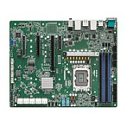 ASRock W680 WS, 1xSKT LGA 1700, Intel Core 14 Gen., W680, SATA, 2xM.2, 4xGbE, IPMI