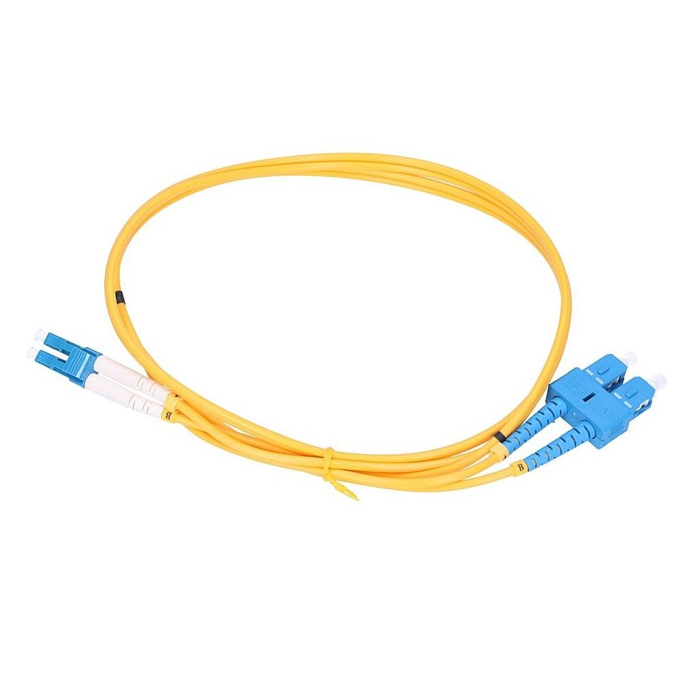 Extralink LC/UPC-SC/UPC | Cabluri de tip patchcord | Monomodal, Duplex, G652D, 3mm, 5m