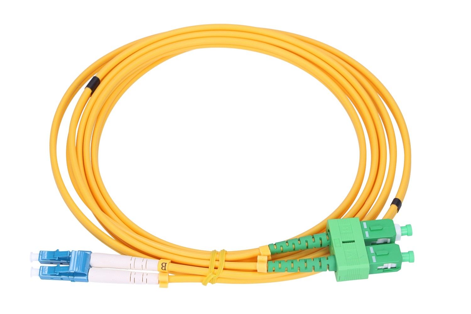 Extralink SC/APC-SC/APC | Cablu de legătură | Monomodal, Simplex, G.657A1, 3mm, 3m