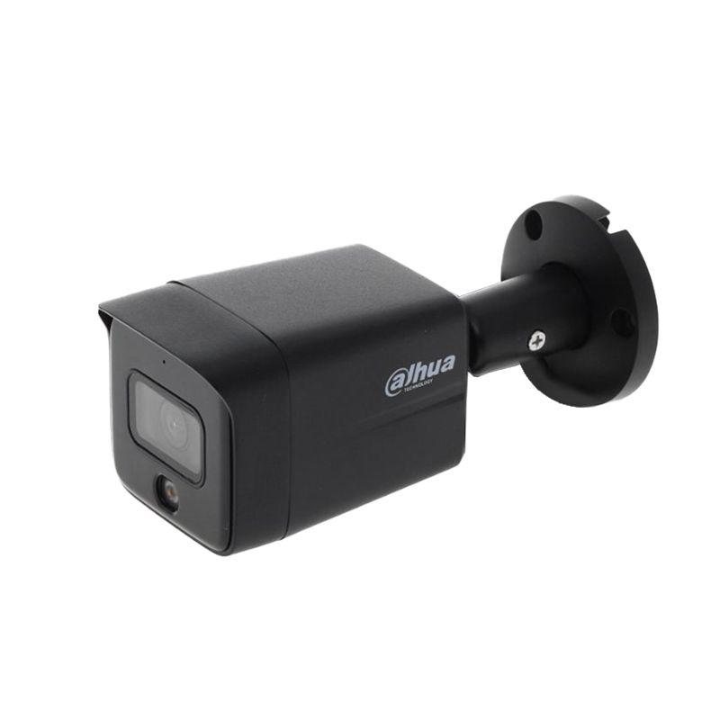 Dahua IPC-HFW1639TC-A-IL-0280B-S6-BLACK Cameră cu bulb inteligent 6MP, 2.8mm, IR 30m, DWDR, PoE, Negru, IP67