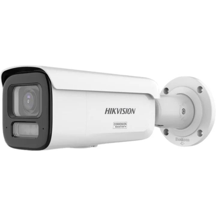 Hikvision DS-2CD2647G3T-LIZSY 2.8-12mm PL 4 MP Lumină Hibridă Inteligentă cu ColorVu Cameră de Rețea Tip Bullet cu Focalizare Variabilă Motorizată (interfață po