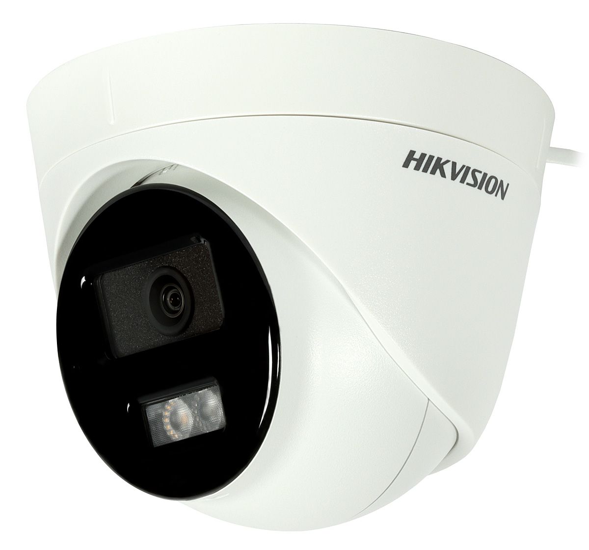 Hikvision DS-2CD1343G2-LIU 2.8mm PL 4 MP Cameră de rețea cu turret fixă și iluminare hibridă inteligentă (doar interfață în poloneză)