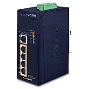 PLANET IGS-504HPT switch-uri Fara management L2 Gigabit Ethernet (10/100/1000) Power over Ethernet (PoE) Suport Albastru