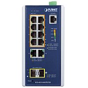 PLANET IGS-4215-8P2T2S switch-uri Gestionate L2/L4 Gigabit Ethernet (10/100/1000) Power over Ethernet (PoE) Suport Albastru, Argint