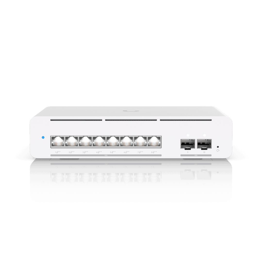 Jnc Ubiquiti Switch UniFi 8x10G RJ45/2xSFP+ Managed PoE++ 155W 1,3  Touchscreen