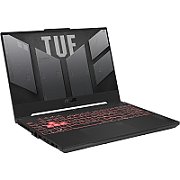 Laptop Asus TUF A15 FA507NUR-LP010, 15.6 inch 1920 x 1080, AMD Ryzen 7 7435HS (8 C / 16 T, 3.1 GHz - 4.5 GHz, 4 MB + 16 MB cache, 28 W), 16 GB DDR5, 1 TB SSD, Nvidia GeForce RTX 4050, Fara sistem de operare, Gri