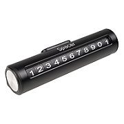 SUPORT numar de telefon parbriz Spacer, Functie ascundere numar, Negru,  SPAA-PHNR-01 