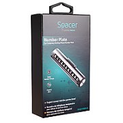 SUPORT numar de telefon parbriz Spacer, Functie ascundere numar, Negru,  SPAA-PHNR-01 