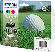 Epson Golf ball Multipack 4-colours 34 DURABrite Ultra Ink