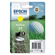 Epson Golf ball Singlepack Yellow 34 DURABrite Ultra Ink