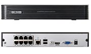 BCS BCS-B-NVR0801-8P(2.0) Recorder IP cu 8 canale, cu PoE și ieșire 4K