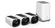 Sistem supraveghere 3+1 Anker  eufyCam 3 S330 ,4K Ultra HD,bullet,wireless,16GB extensibil cu HDD,int si ext,IR 8m,audio bidirectional,energie solara,  T88723W1  (timbru verde 2.4 lei)-194644111724