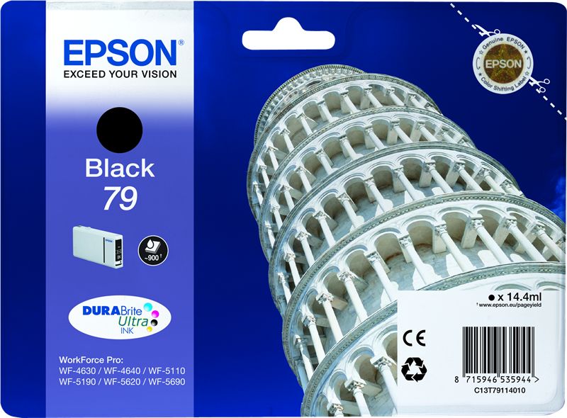 Cartus cerneala Epson C13T79114010 ,Negru ,14.4 ml ,Original (T791140) 