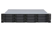 QNAP TL-R1200S-RP carcasă disc memorie Cutie protecție HDD/SSD Negru, Gri 2.5/3.5 