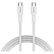 CANYON cable OnWire 60CL C-C 60W COLOR Braided 1m White