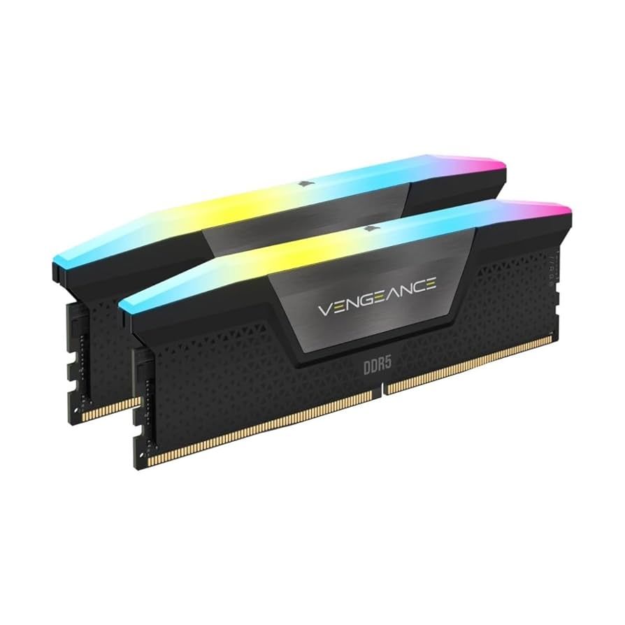 Corsair Vengeance RGB CMH48GX5M2E6000C36 module de memorie 48 Giga Bites 2 x 24 Giga Bites DDR5 6000 MHz