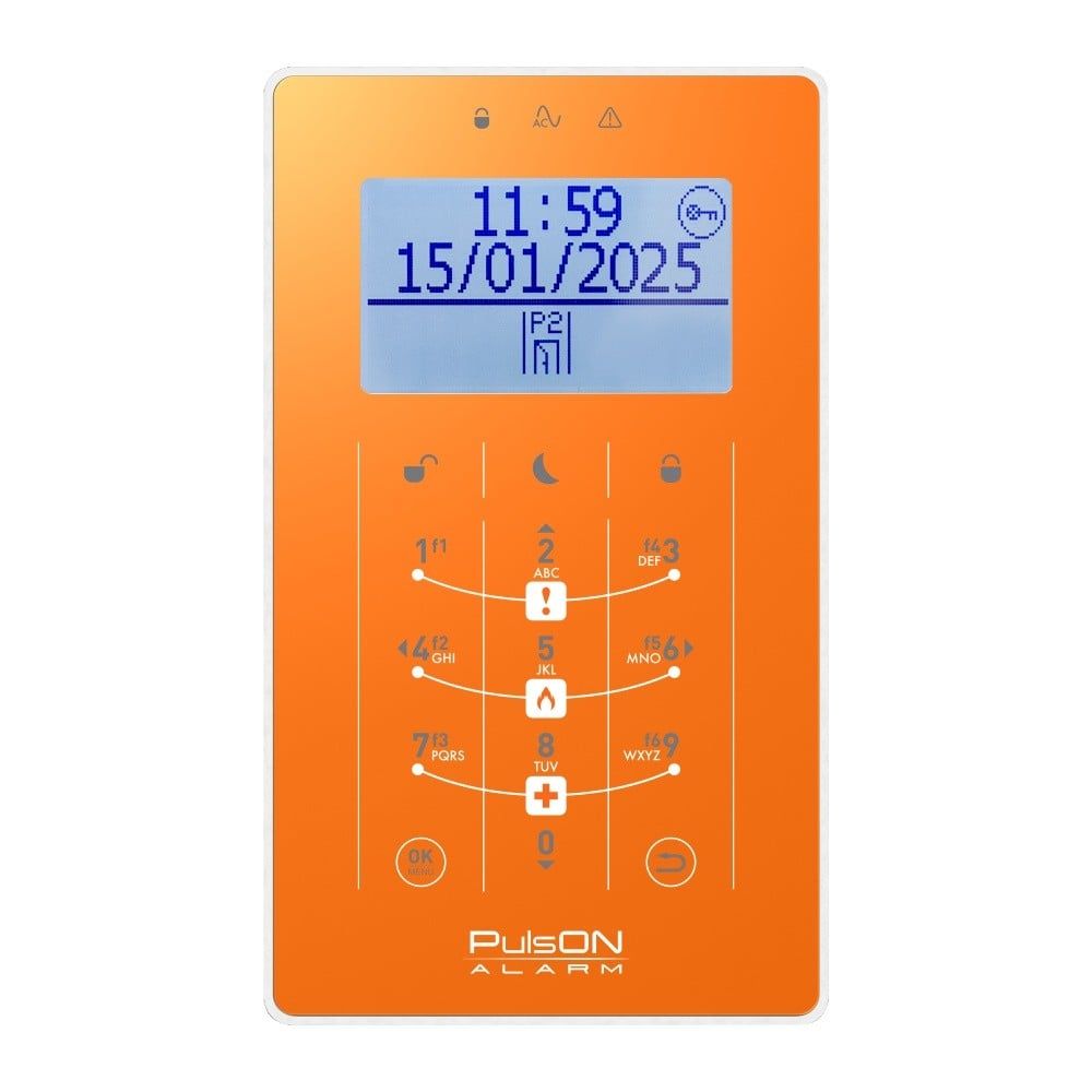 BCS PULSON FRONT LCD/S ORA Fațada portocalie pentru tastatura LCD/S